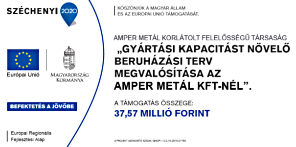 Amper Metal Kft. GINOP-2015-01764